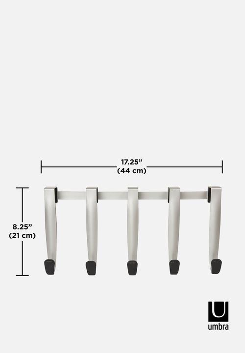 Umbra - Schnook 5 Hook Over The Door - Black & Nickel