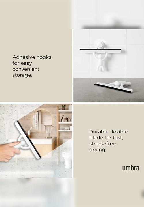 Umbra - Buddy Adhesive Squeegee - White