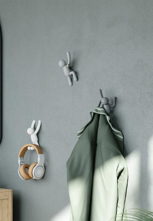Umbra - Buddy Hooks Set Of 3 - Grey