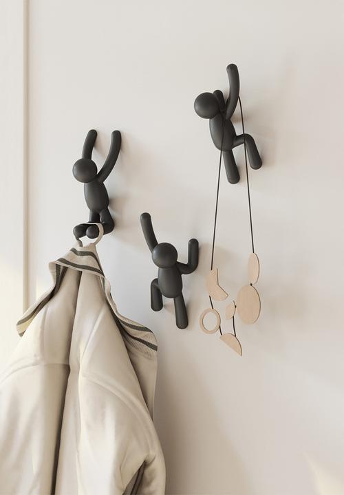 Umbra - Buddy Hooks Set Of 3 - Black