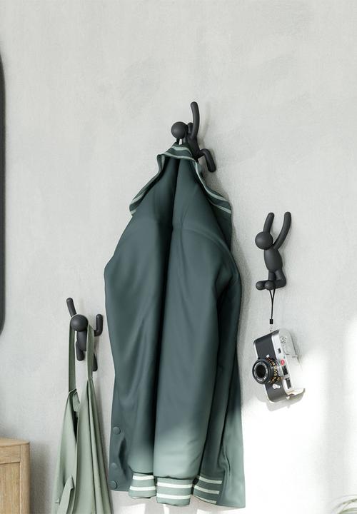Umbra - Buddy Hooks Set Of 3 - Black