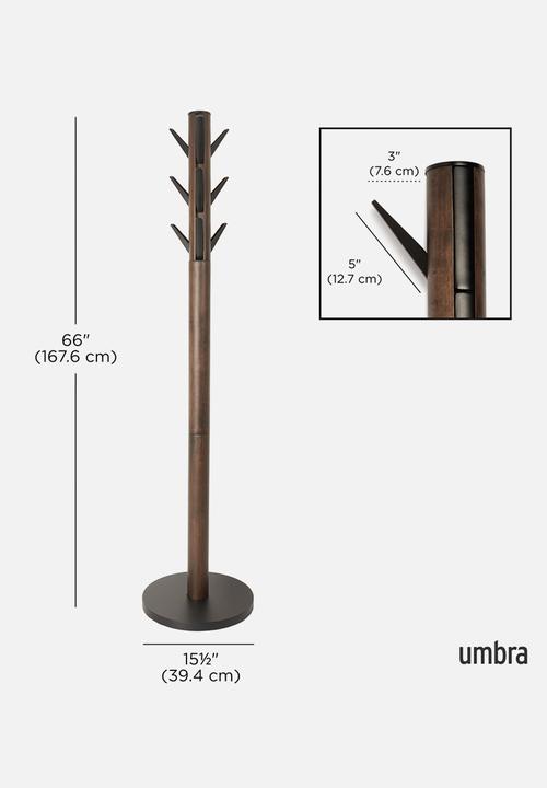 Umbra - Flapper Coat Rack - Black & Walnut