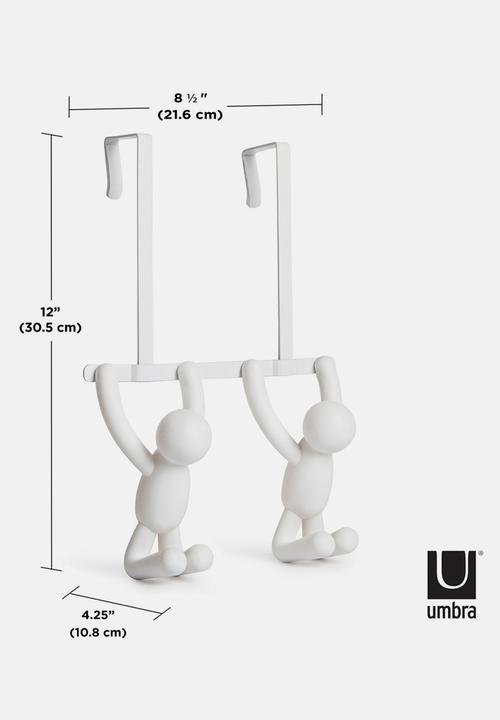 Umbra - Buddy Double Over The Door Hook - White