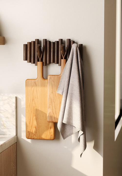 Umbra - Picket Rail Hook Age - Walnut