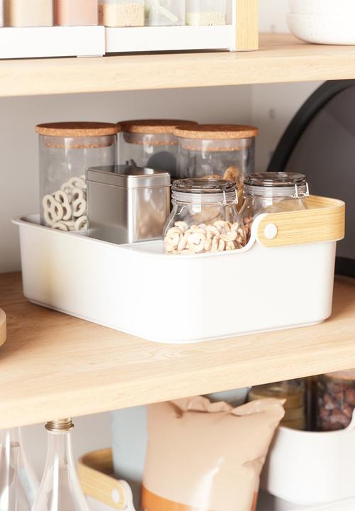 Umbra - Bellwood Bin - White & Natural