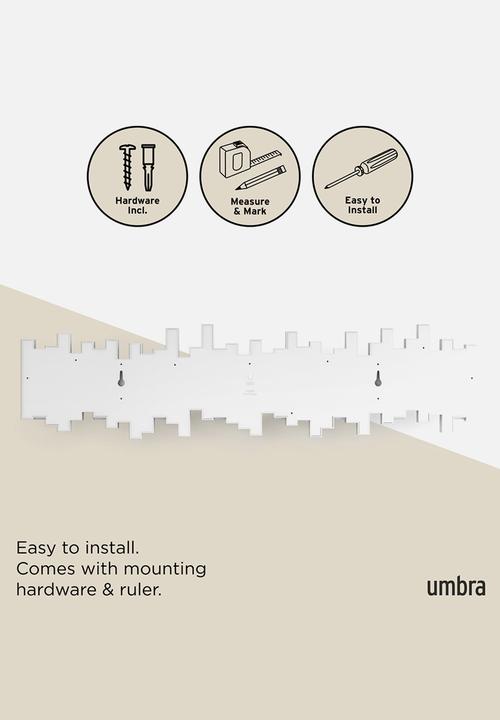 Umbra - Sticks 8 Hook - White