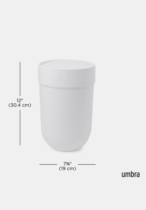Umbra - Touch Can With Lid - White