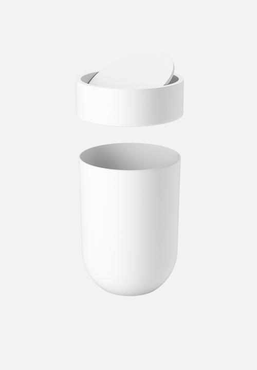 Umbra - Touch Can With Lid - White