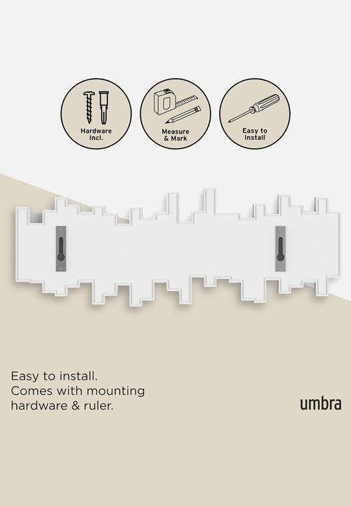 Umbra - Sticks Multi Hook - White