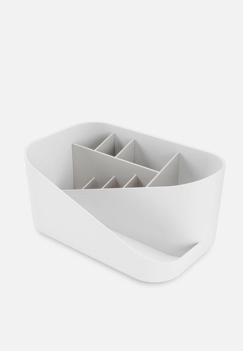 Umbra - Glam Cosmetic Organizer - White & Grey