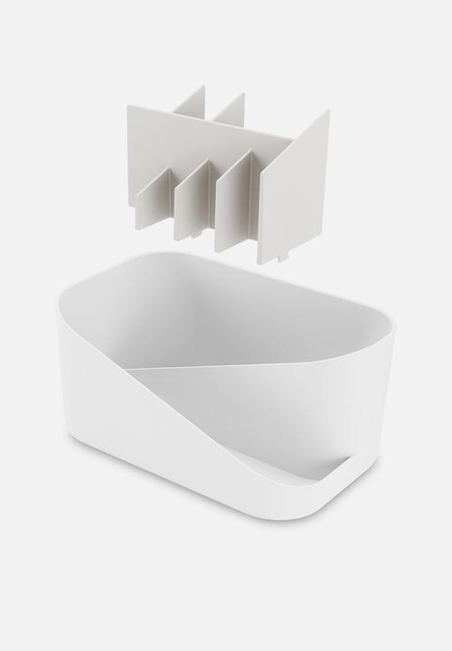 Umbra - Glam Cosmetic Organizer - White & Grey