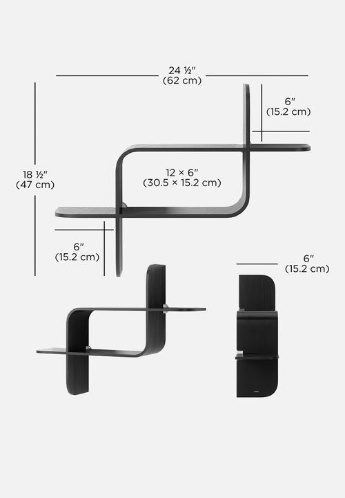 Umbra - Montage Shelf - Black
