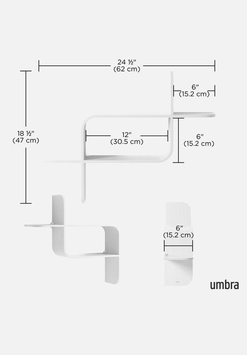 Umbra - Montage Shelf - White