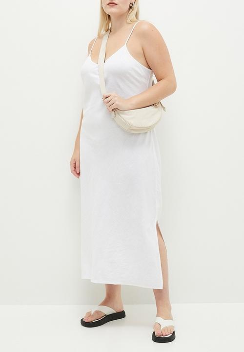 Cotton On - Plus Haven Slip Midi Dress - White