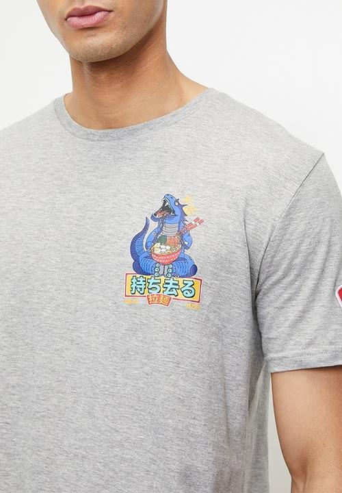 Brave Soul - T-Shirts - Light Grey Marl