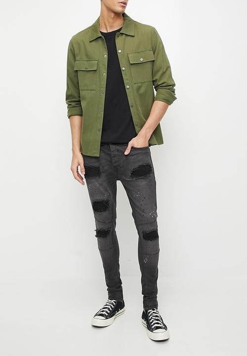Brave Soul - Denim Jeans - Charcoal