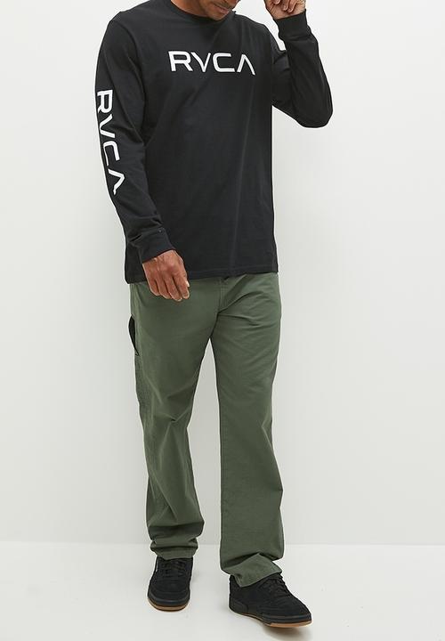 RVCA - Big rvca long sleeve - black/white