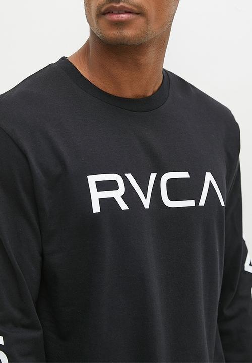 RVCA - Big rvca long sleeve - black/white
