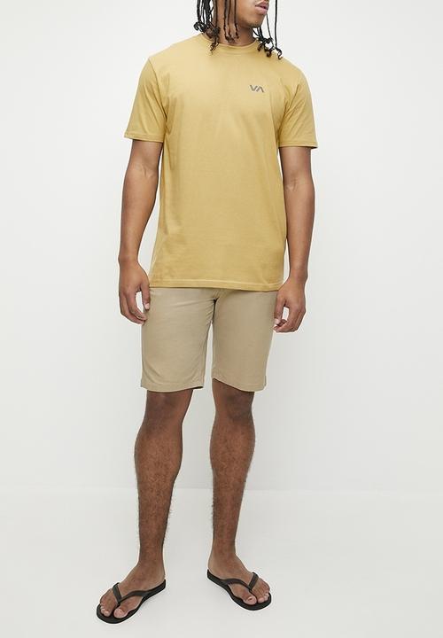 RVCA - Va Essentials Short sleeve Navy Logo - Antelope