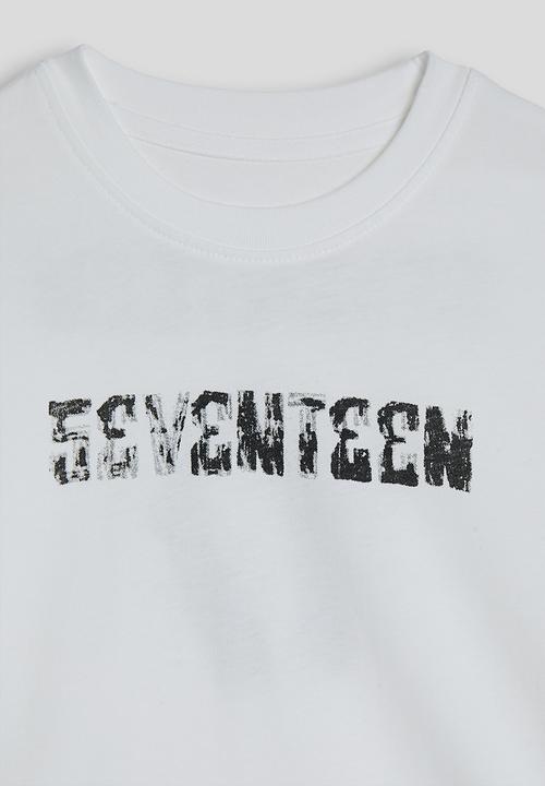 Pop Candy - Long sleeved slogan tee - white