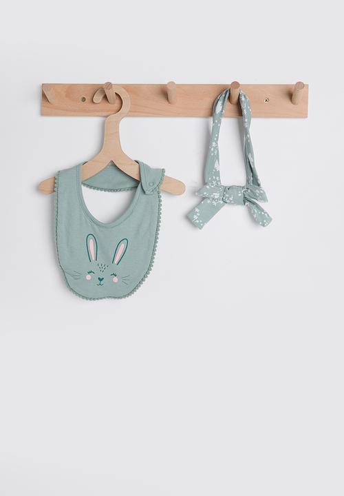 Pop Candy - Sleepsuit with bib & headband - blue/multi