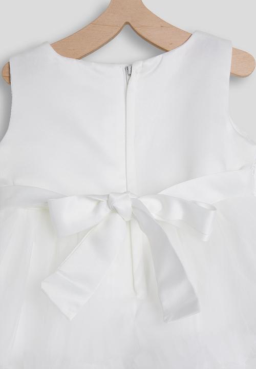 Pop Candy - Tulle skirt pouf dress - white
