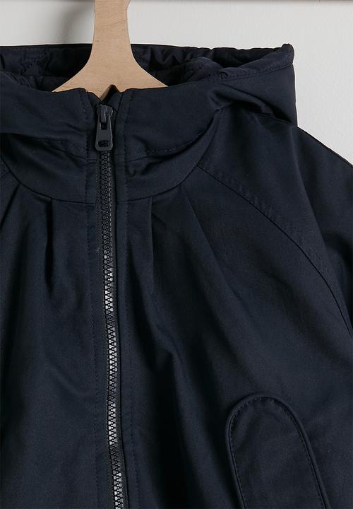 Pop Candy - Drawstring hem puffer jacket - dark navy