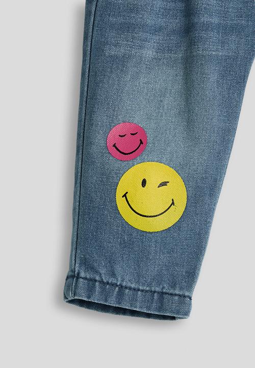 Pop Candy - Straight leg jeans - blue/print multi