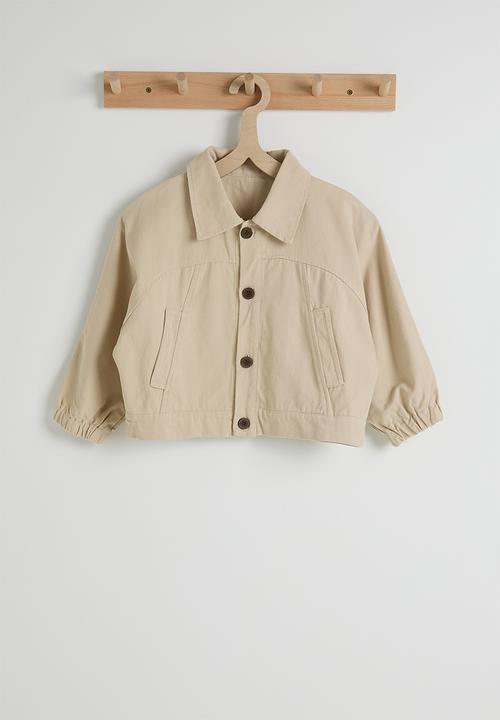 Pop Candy - Cropped shacket - beige