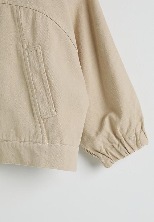 Pop Candy - Cropped shacket - beige