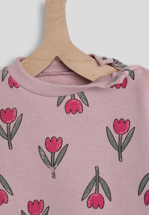 Pop Candy - Sweatshirt - mauve/tulip aop