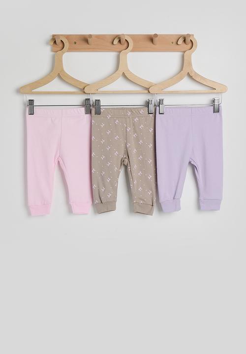 Pop Candy - 3 pack lightweight joggers - multi