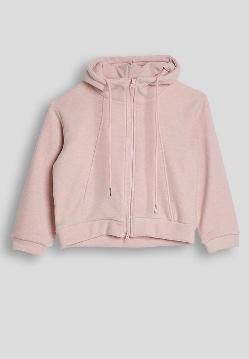 Pop Candy - Welt seam hoodie & sweatpants - pale pink