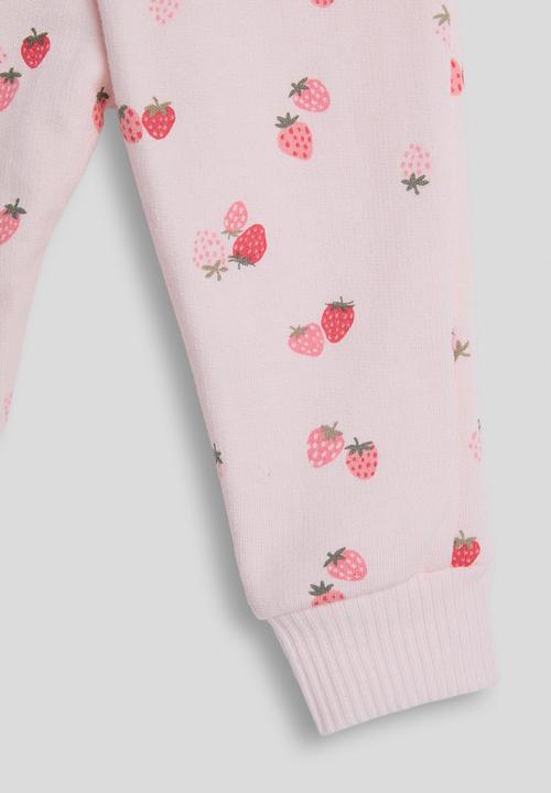 Pop Candy - Baby sweatset - baby pink/floral aop