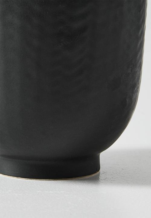 Urchin Art - Succulent Pot - Black Matt