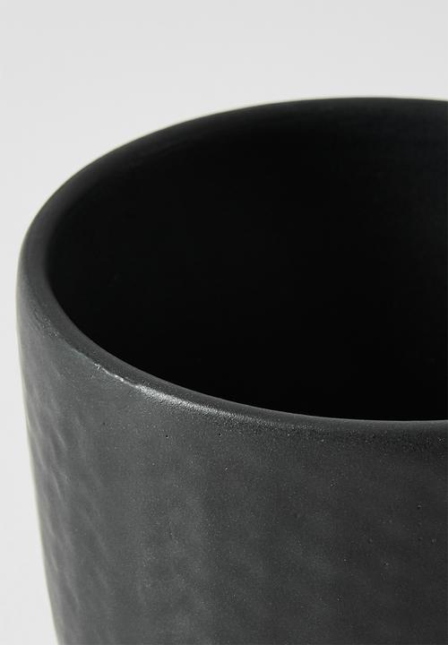Urchin Art - Succulent Pot - Black Matt