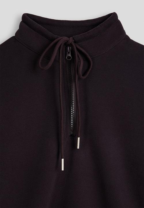 Pop Candy - High neck zip-up sweatshirt - english violet