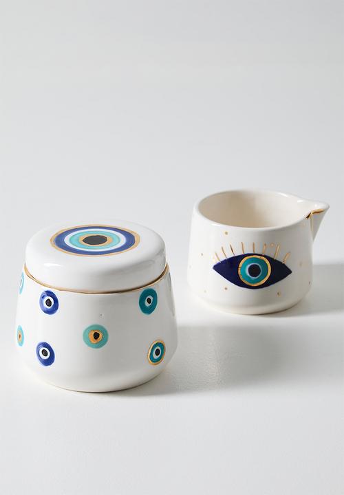 Urchin Art - Kiki Milk Jug Evil Eye
