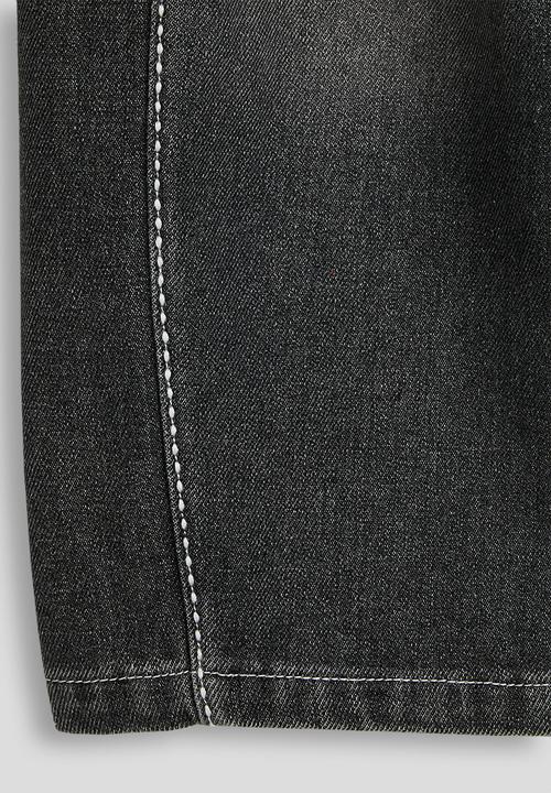 Pop Candy - Panelled wide leg jeans - black