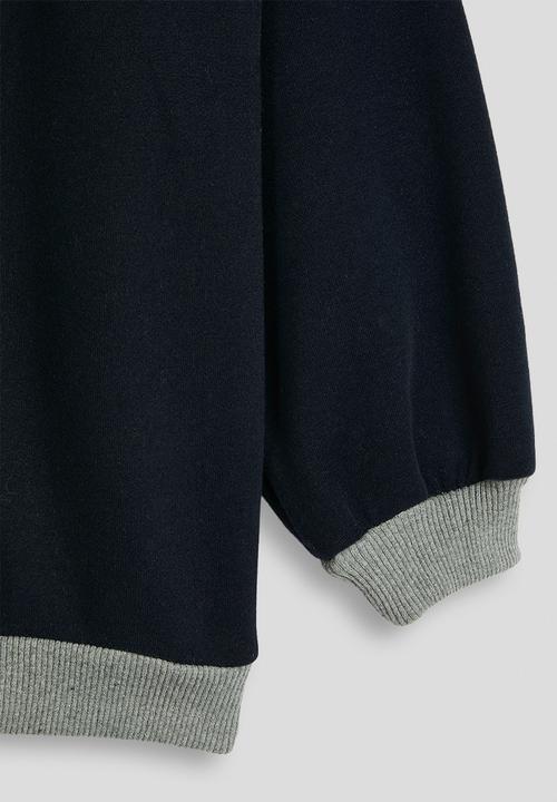 Pop Candy - Dog embroidered sweatshirt - prussian blue/grey