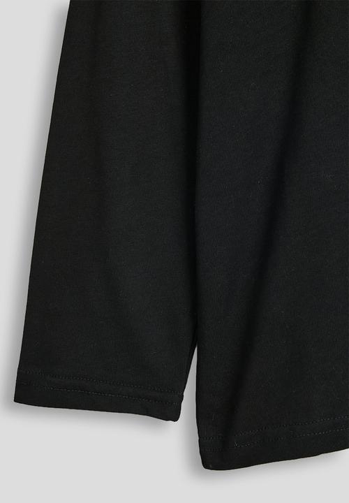 Pop Candy - Long sleeved slogan tee - black