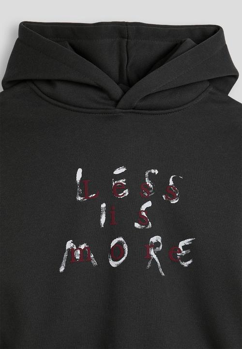Pop Candy - Slogan print hoodie - graphite grey