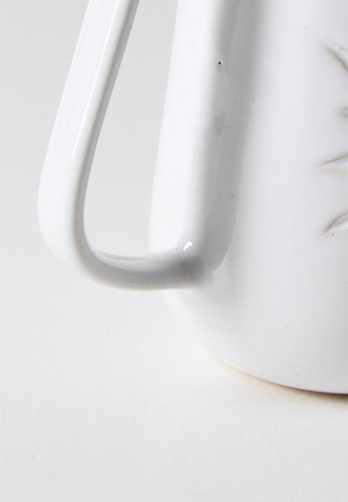Urchin Art - Olivia Jug Small - White