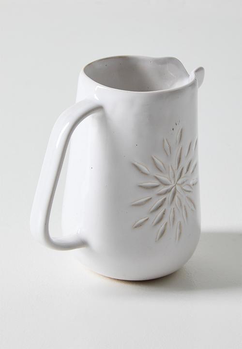 Urchin Art - Olivia Jug Small - White