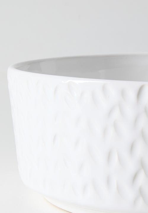 Urchin Art - Deep Dish - White