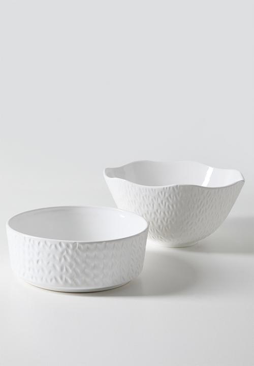 Urchin Art - Deep Dish - White