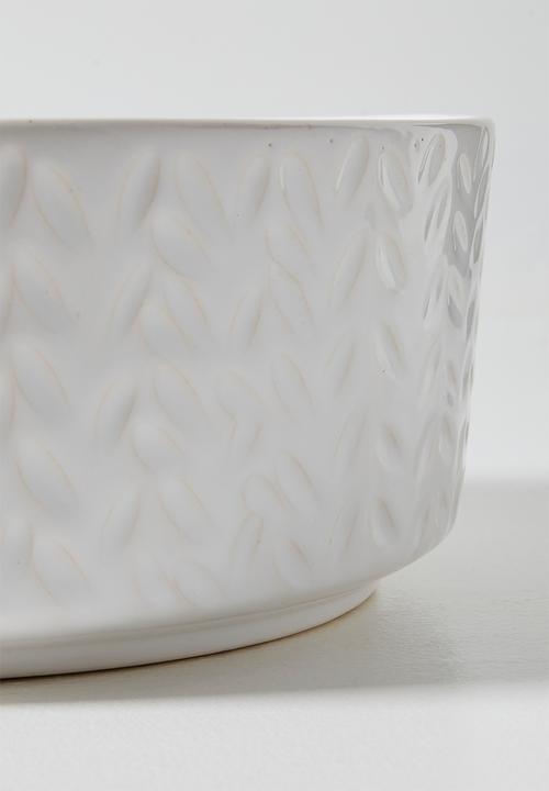 Urchin Art - Deep Dish - White