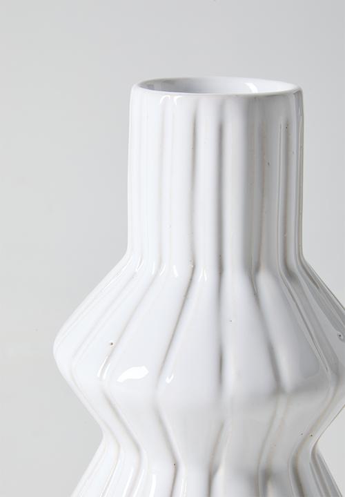 Urchin Art - Julia Vase Large - White