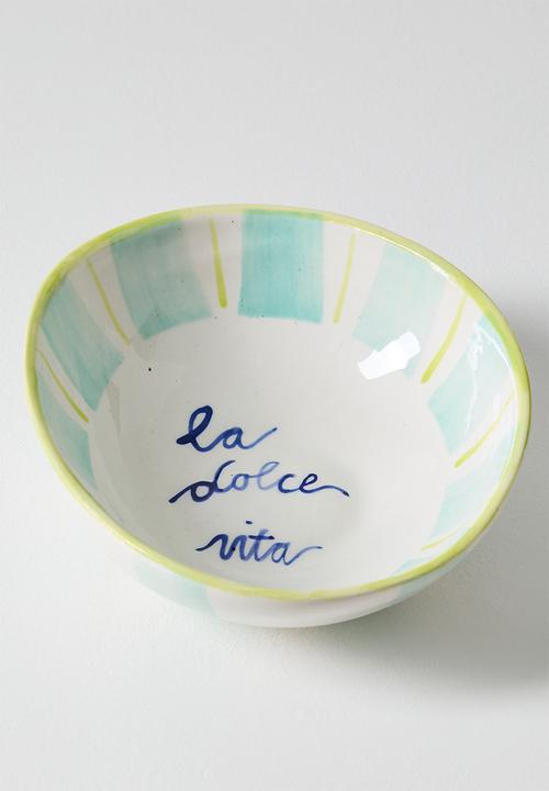 Urchin Art - Rock Bowl Small - Green & Lime