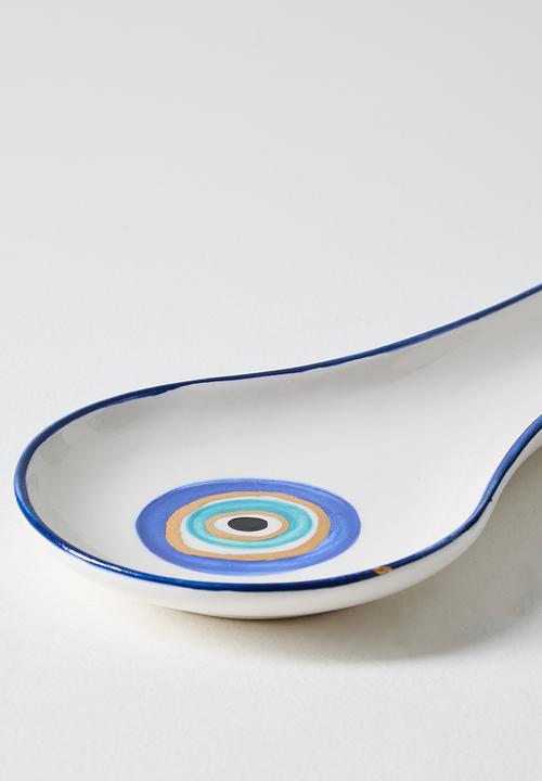 Urchin Art - Spoon Rest Flat Evil Eye